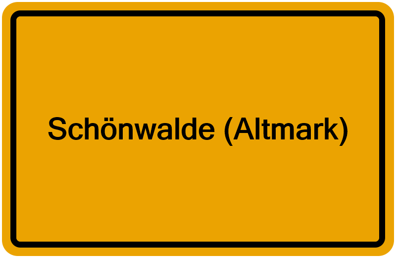 Handelsregisterauszug Schönwalde (Altmark)